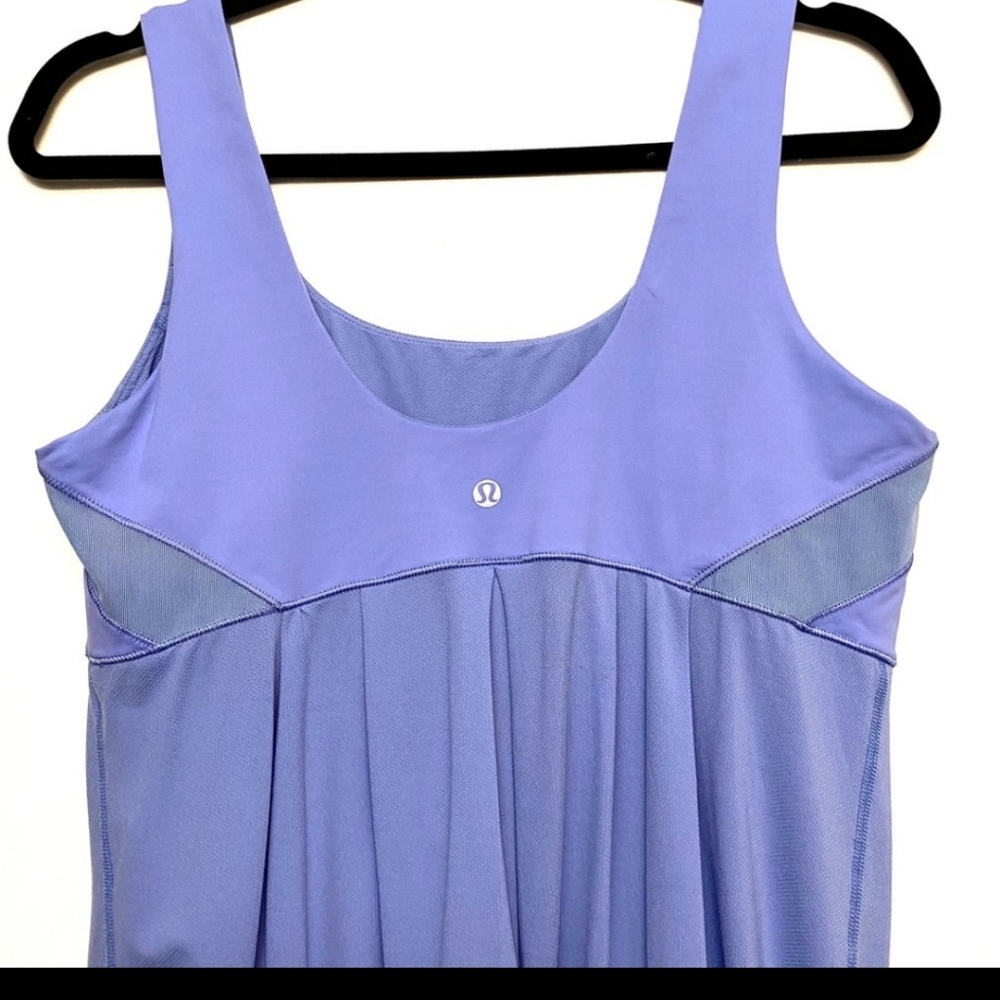 Lululemon Athleta Purple Workout Tank Pull Tie